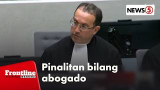 Kaufman, nagbitiw at pinalitan bilang abogado ni ex-Pres. Duterte | Frontline Weekend