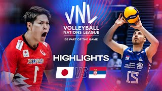 🇯🇵 JPN vs. 🇷🇸 SRB - Highlights | Week 1 | Men's VNL 2024 screenshot 5