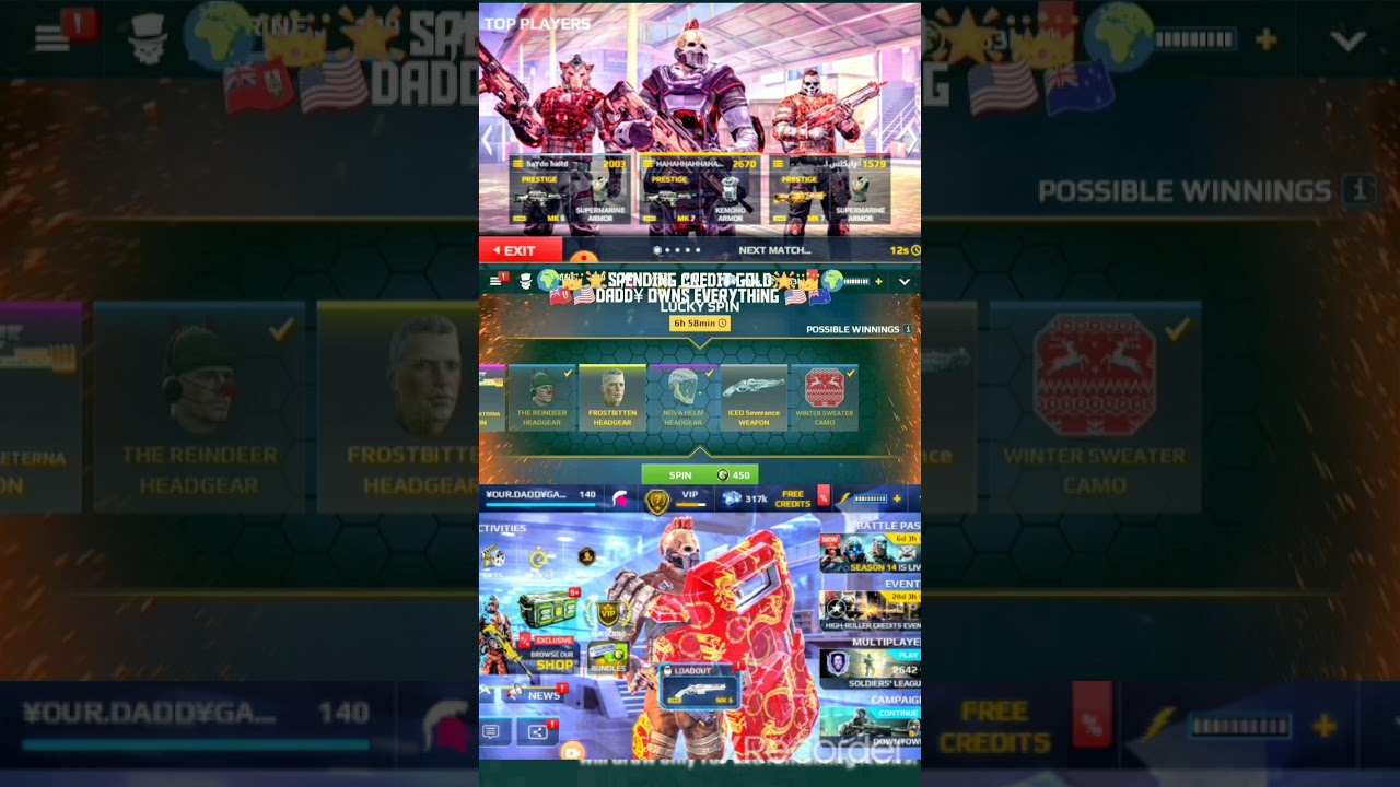 DADD¥z FIRST SHORT👑 , MC5 , UNLOCKING EVERYTHING FROM HIGH ROLLER , JAN 2022 