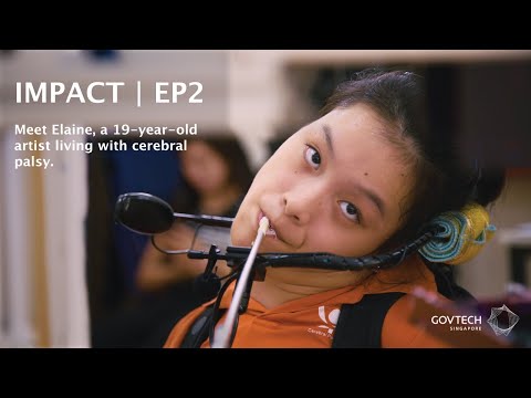 IMPACT Ep2: Meet Elaine, a 19-year-old artist living with cerebral palsy.