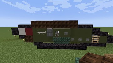 Easy Minecraft Mark 5 Tank