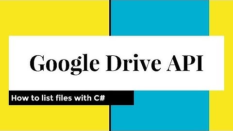 Using Google Drive API with C#