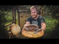 Holzteller aus Baumstamm selber machen
