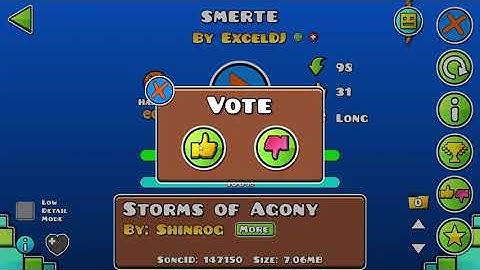 Levels Req #4 | "Smerte" Hard by ExcelDJ | Geometry Dash 2.11 | BGD24