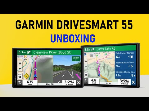 Garmin DriveSmart 55 MT-S EU Unboxing HD (010-02037-12)