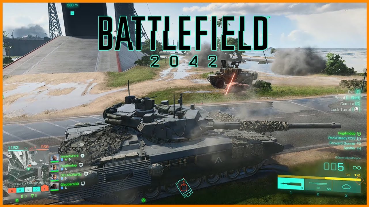 Battlefield 2042 Beta - Tank Gameplay (No Commentary) - YouTube