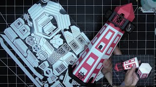 Tonic Studios Showcase: Terrific Triple Tower Die Set Review & Lighthouse Construction Tutorial!
