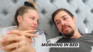 OUR MORNING: Ranting in bed, arguments &amp; our take on viral Dalgona Iced Coffee | Jess&amp;Bren Vlog #40