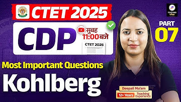 CTET 2026 CDP | CTET CDP Kohlberg Questions Practice | CTET CDP 2026 | CDP by Deepali Ma
