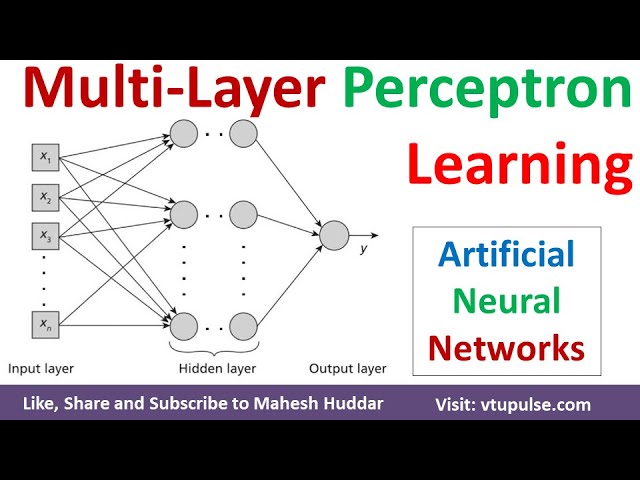 Multi-Layer Perceptron Learning Feed Forward Learning Back Propagation Algorithm by Mahesh Huddar