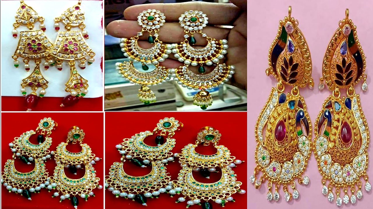 New Rajputi Earrings Design | New Traditional Earring | Gold Earrings Design  | Patta Design | Tops | | By RS Jewellers RenFacebook