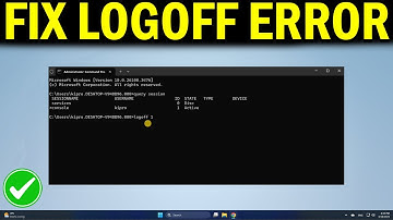 How To FIx User (SessionID) Could Not Be Logged Off, Access Is Denied