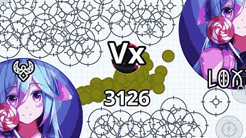 MACRO MODE ON 🟢🚦 - (AGARIO MOBILE)