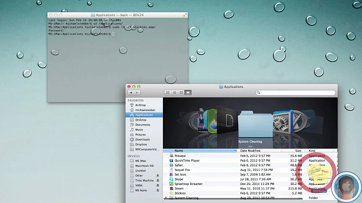How To Delete Mac OS X Default Apps