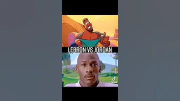 LeBron vs Jordan Space jam comparison
