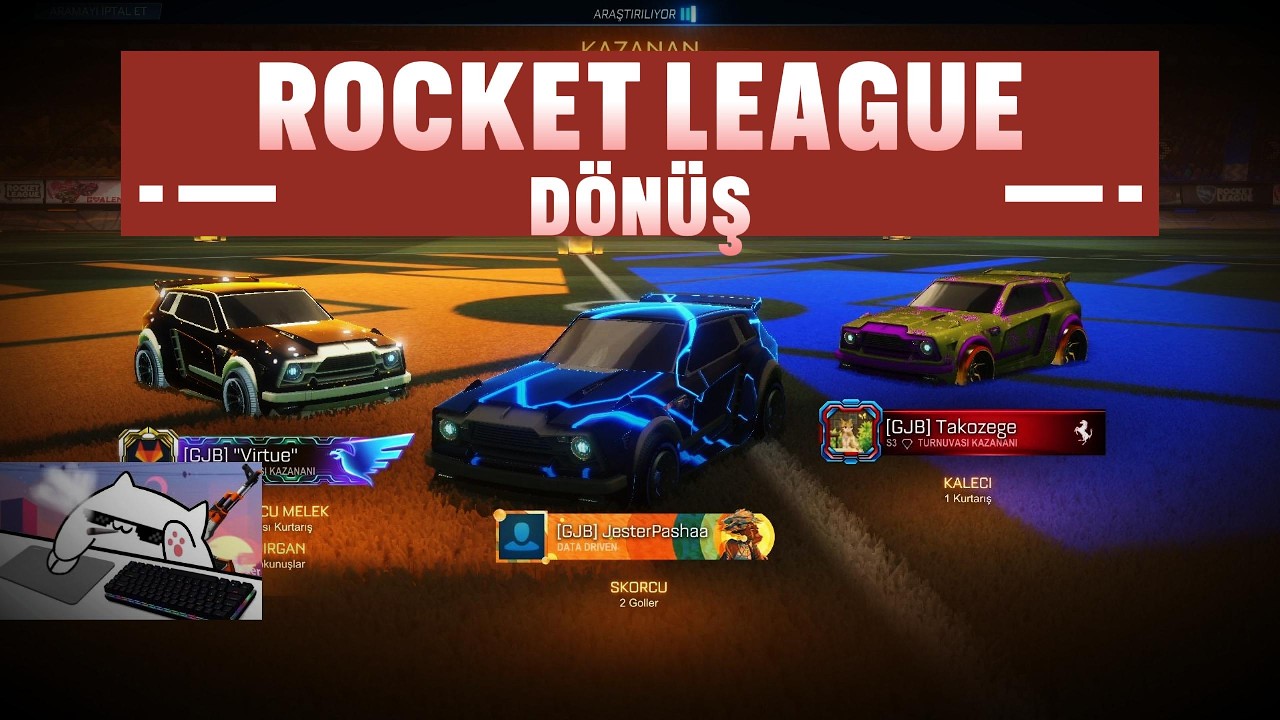 ROCKET LEAGUE DÖNÜŞ | EKİPLE ROCKET LEAGUE