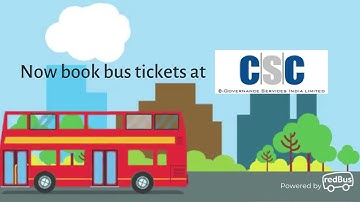 How to book Bus Ticket from CSC ||CSC se bus ticket kaise book karen