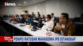 Polisi Tangkap Seorang Wanita Diduga Otak Pelaku Penipuan Ratusan Mahasiswa IPB #iNewsMalam 17/11
