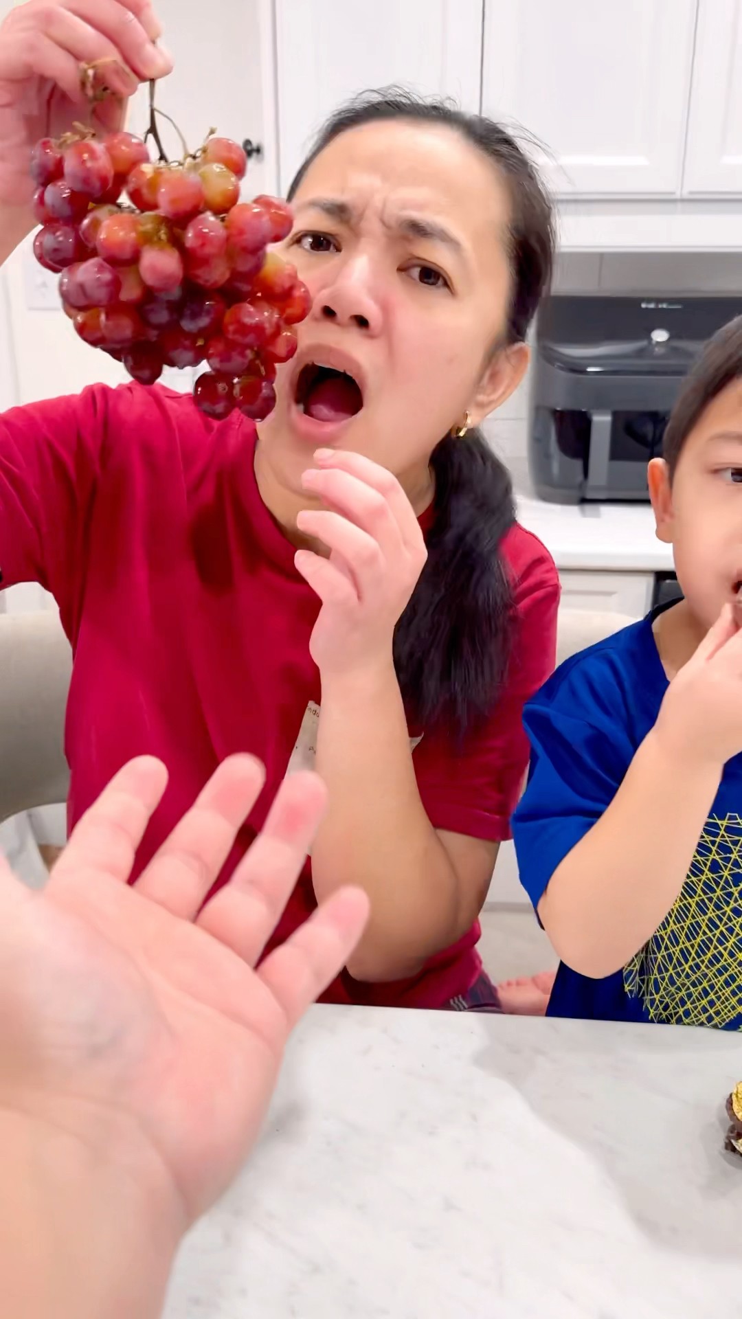 Sharing food with dad is caring ??❤️??✅???
