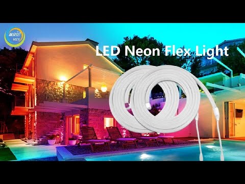 Installation Guide of  12V RGB Neon Light Flexible Neon Light