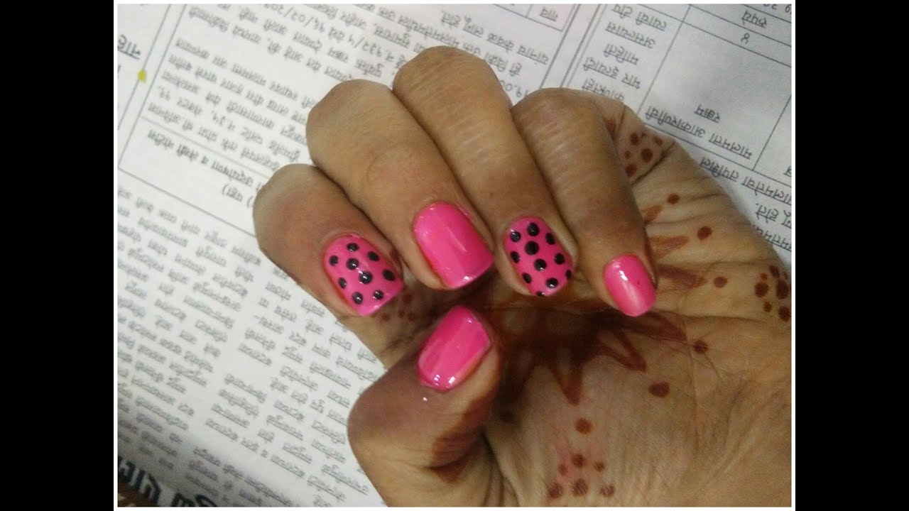 Easy Nail Art For Beginners!!! - YouTube