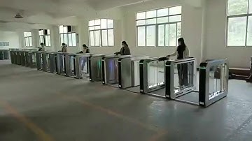 Gate Smart Card Supermarket Barrier Automatic Opening Swing Turnstile