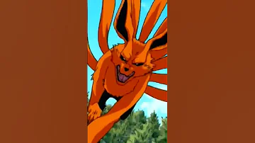 Naruto transformar Gamabunta na raposa de 9 caldas #anime #naruto #shorts #kurama