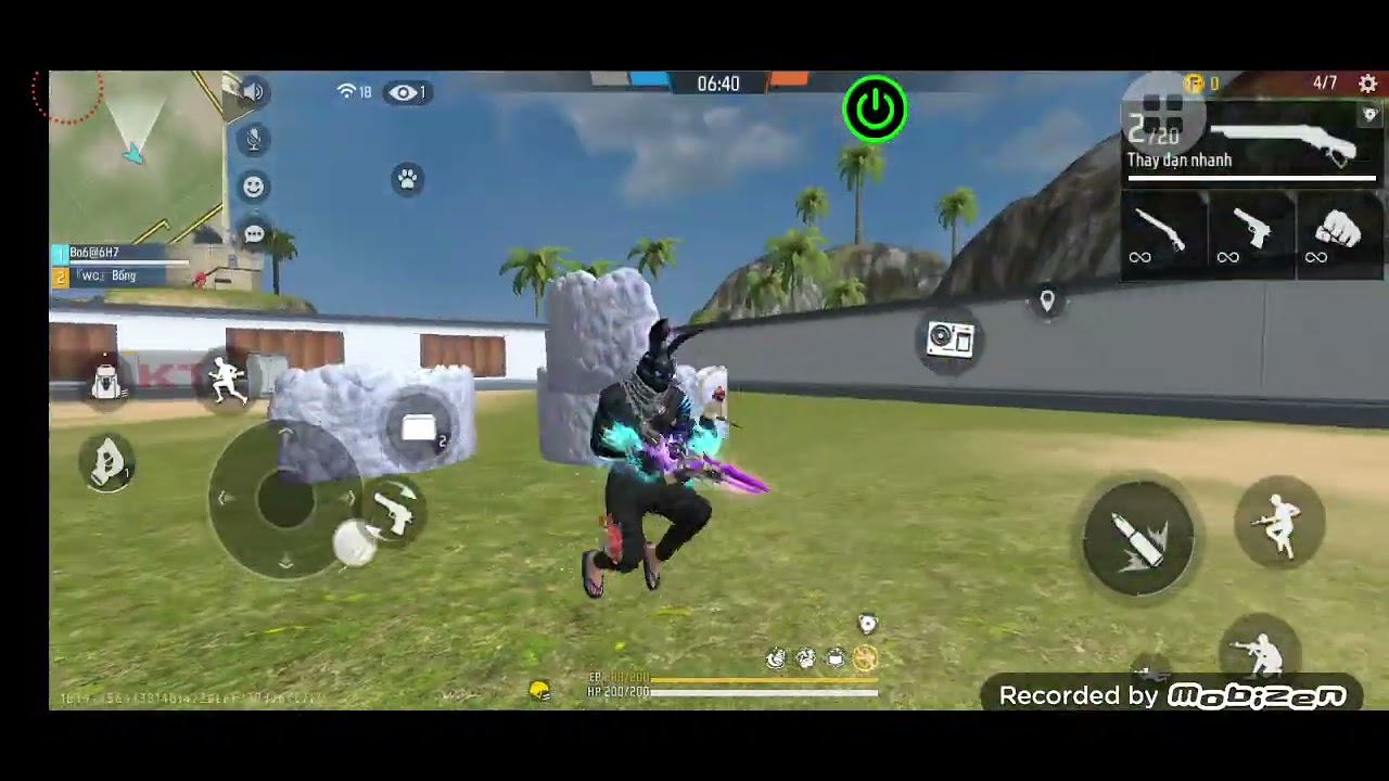 Free Fire| Trò chơi 2v2 iphone, Youtube idol thật sử 🤩