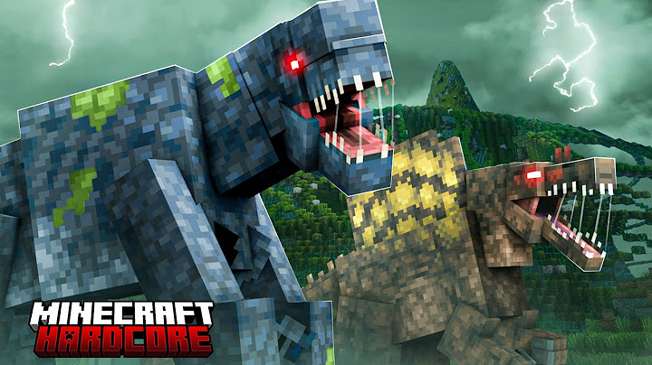 Surviving Distortus Rex... Jurassic World Rebirth in Minecraft Hardcore