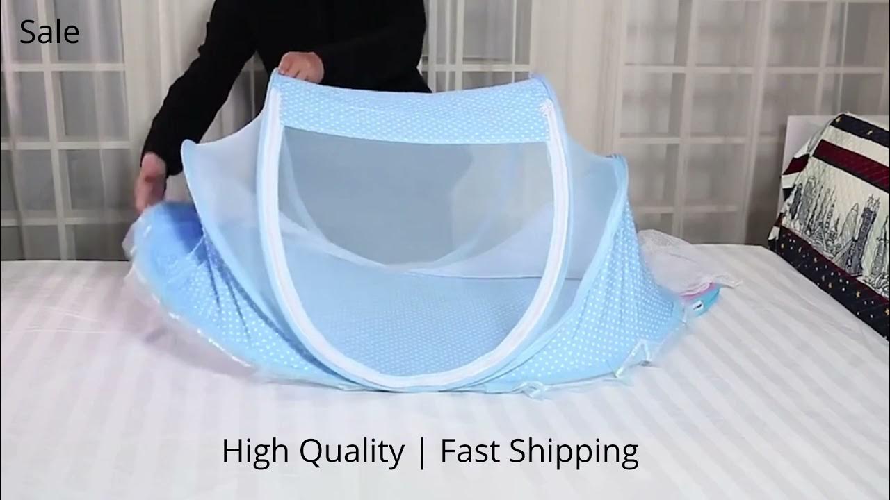 🔥 Foldable Baby Bed Net With Pillow YouTube