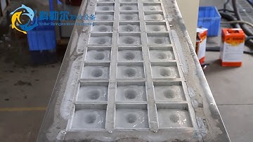 Koller 1ton air cooling system ice block machine