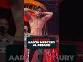 ¡Así llega Aarón Mercury al pesaje!
