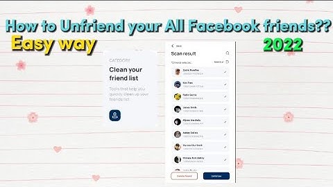 How to Unfriend your All Facebook friends?? New and easy way 2022 -KP TUTORIALS.