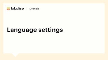 How to adjust Language settings in Lokalise projects