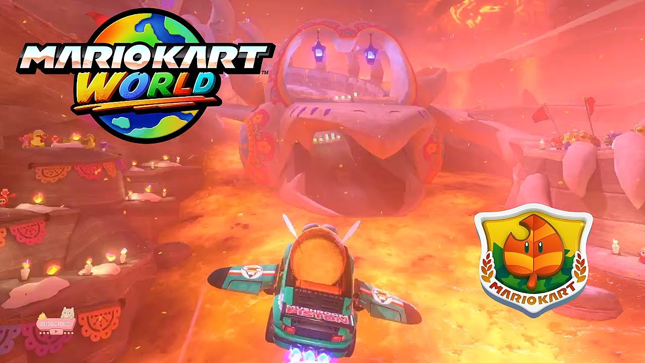 Speeding Through Cheep Cheep Falls to Dry Bones Burnout | Mario Kart World | Nintendo Switch 2
