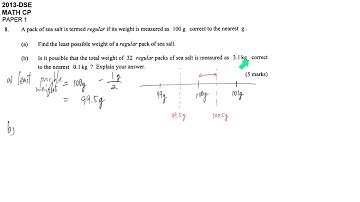 DSE maths core 2013 paper1 #08 estimation