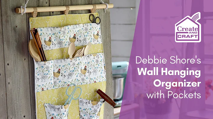 DIY Wall Hanging Organiser Sewing Tutorial | Debbi...
