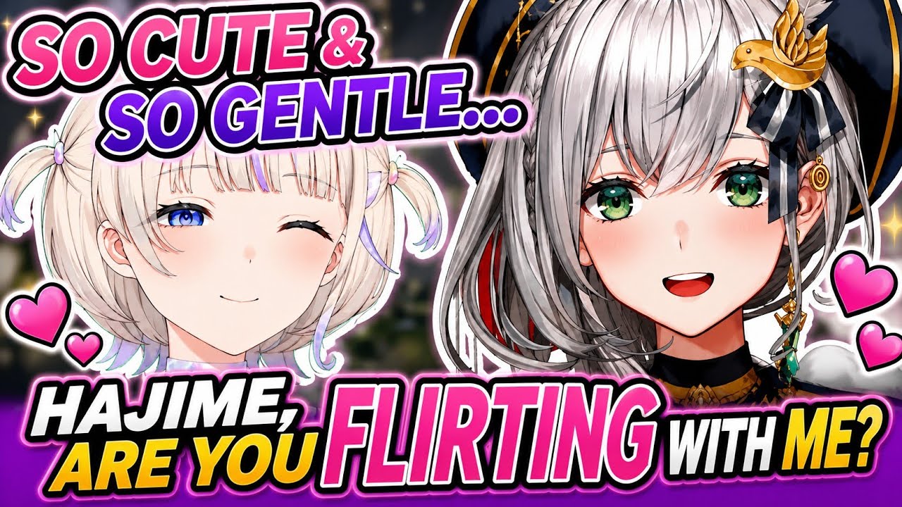 Hajime Can't Stop Flirting with Noel-Senpai【Hololive Clips / Shirogane Noel / Todoroki Hajime】