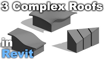 3 Complex Roof Shapes in Revit