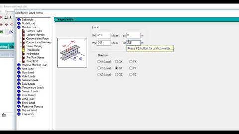 Staad Pro for beginners (episode 8). Analysis of a continuous beam loaded with varying load.