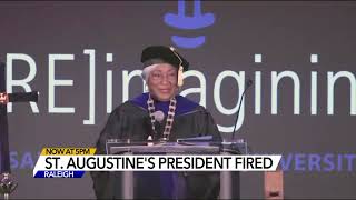 Famous Saint Augustine's University in flux after firing president; accreditation in jeopardy Profile