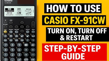 ⏱️Beginner’s Guide: Casio FX-991CW — On, Off, Restart (Simple Stepwise Demo) matrix #casiof91w#btech