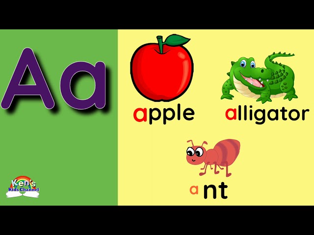 Letter Aa | Letter A Sound | Objects Beginning with Letter Aa class=