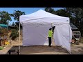 Eurmax USA 10x10 EZ Pop-Up Canopy Tent Unboxing & Set Up