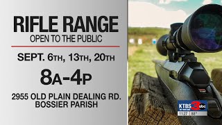 Bossier Sheriff’s Office opens rifle range for hunters ahead of season
