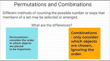 Permutations & Combinations (Part 1) - 10th Grade Math | Let