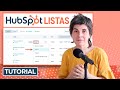 Tutorial HubSpot Listas  ✅ Cómo Crear Listas y Filtrar Contactos
