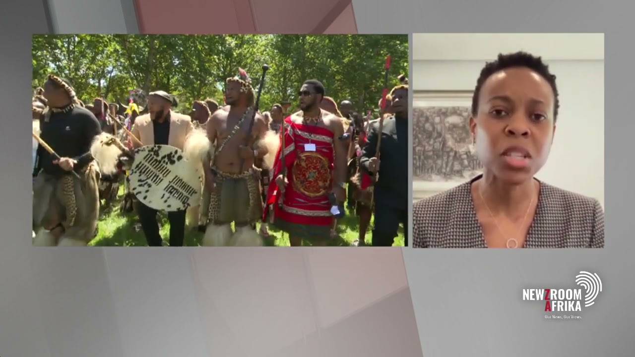 Princess Ntandoyenkosi speaks to Xoli Mngambi after court ruling on King Zwelithini's will