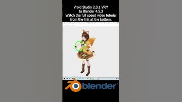 Vroid Studio 2.3.1 VRM to Blender 4.5.3 Full Tutorial Detail Steps #Vroid #vrm #blender #tutorial