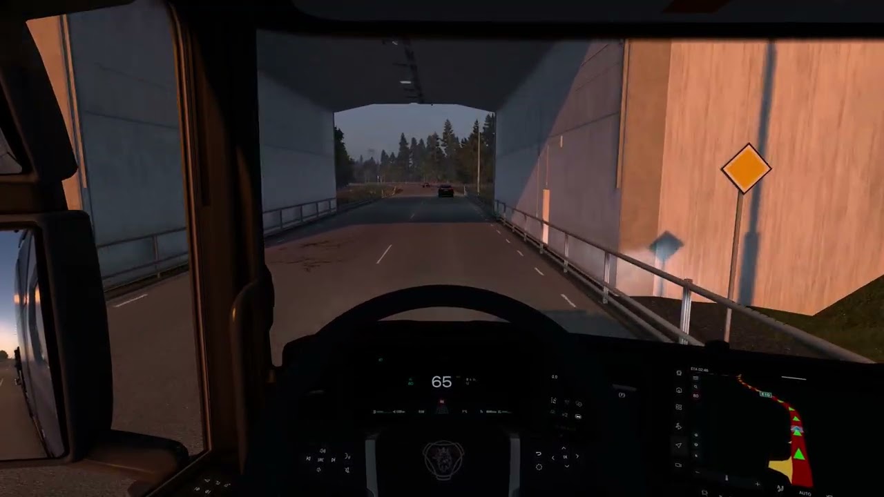 Euro Truck Simulator 2 Nordic Horizon DLC Kiruna  - Karesuando Part 16